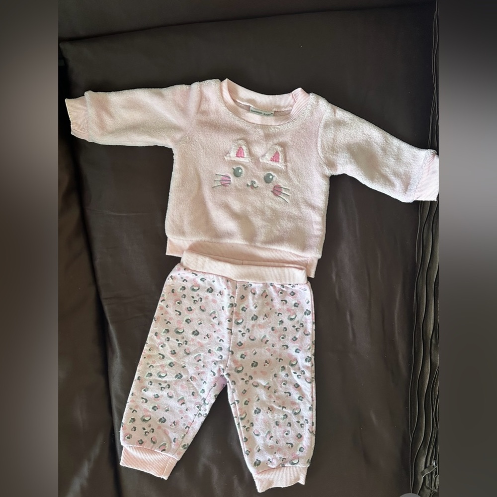 Emporio Baby Pink and Grey Matching Set size 3-6M